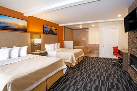 2 Queen Beds Studio Suite Non-Smoking