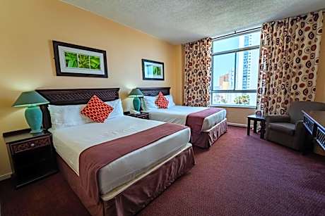 Family Double Room with Side Sea View