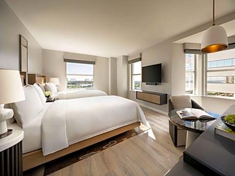 Deluxe Room with Two Queen Beds and City View