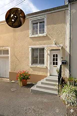 chez Émile côté face maison entière, 3 chambres, 2 salles de bains,jardin et terrasse