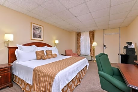 1 King Bed-Nonsmoking-Free Wifi-Microwave- Minifridge-Flat Panel Cable Tv-Hbo-Espn-Desk