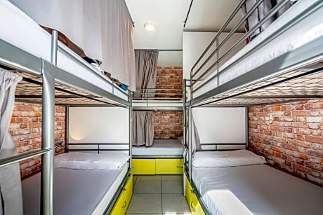 Bed in 6-Bed Mixed Dormitory Room with Private Balcony