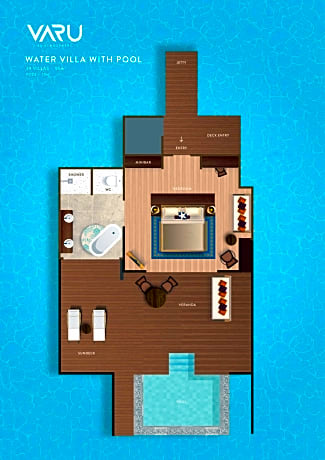 Water Villa (Private Pool) (1 King Bed)