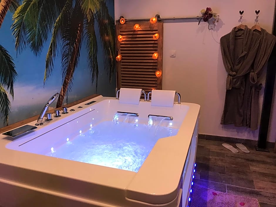 Le Mas Romantique avec Jacuzzi et Sauna privé