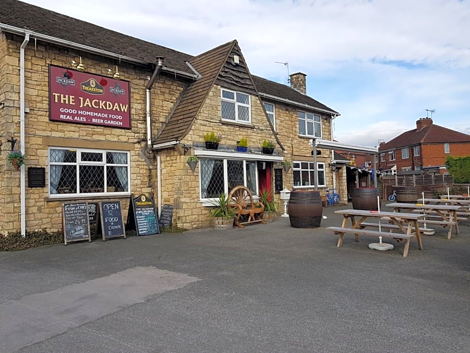 the jackdaw pub SELF CATERING STATIC CARAVAN free breakfast supplied
