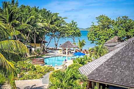 Beachfront villa with private pool