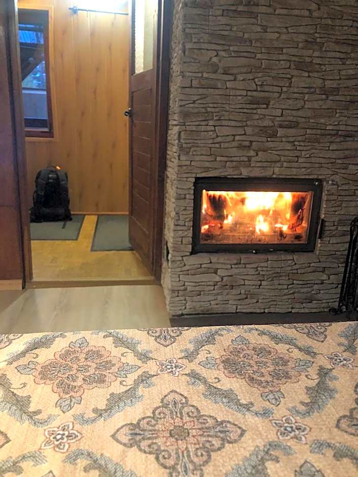 Letnisko SYMSAR 6, Drewniany domek letniskowy z ogrodem