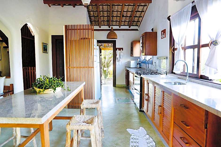 Casa com piscina e vista para a Praia do Espelho