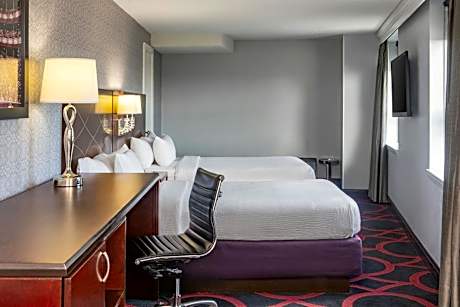 Standard Double Room with Two Double Beds and Adapted Tub - Mobility Accessible