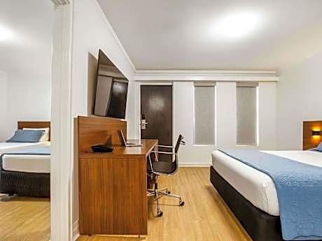 Family Room One Queen and Two Single Beds