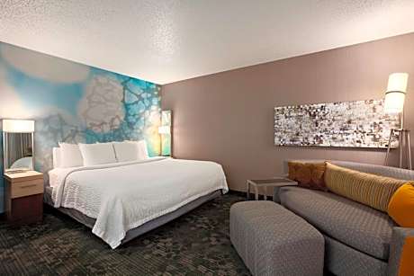 King Room with Sofa Bed and Roll-in Shower - Mobility and Hearing Accessible