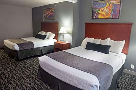 Queen Room with Two Queen Beds and Mobility Accessible Roll-In Shower