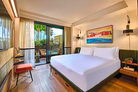 1 King Bed With Terrace