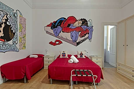 Deluxe Quadruple Room with Balcony