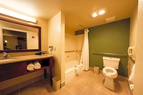 Double Room with Two Double Beds and Bath Tub - Disability Access