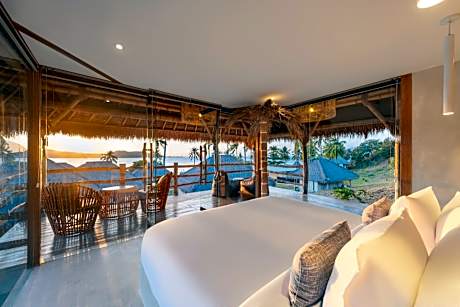 Panoramic Villa with Pool - Free return boat from Kores Harbor to Gili Asahan