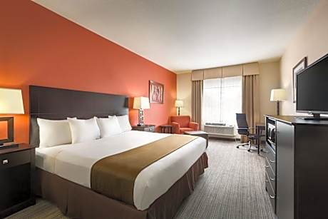 King Guest Room with Roll-In Shower