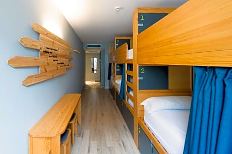 Bed in 6-Bed Female Dormitory Room