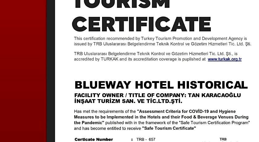 Blueway Hotel Historical