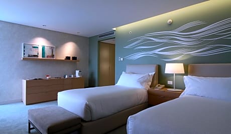 Double or Twin Room with Side Sea View