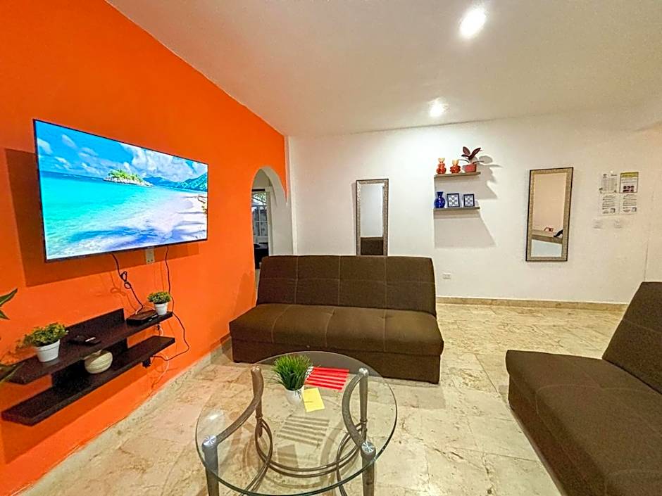 "Spacious Suite with 4 Bedrooms and Amenities"