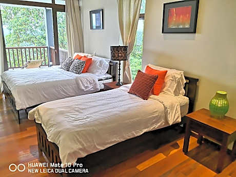 Family Room with Mountain View