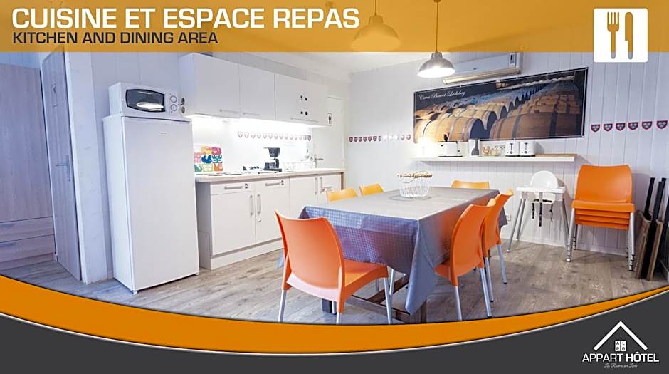 Appart'hôtel Les Prés Blondeau - 1 à 10 personnes - 3 chambres - Terrasse - Parking privé - Wifi