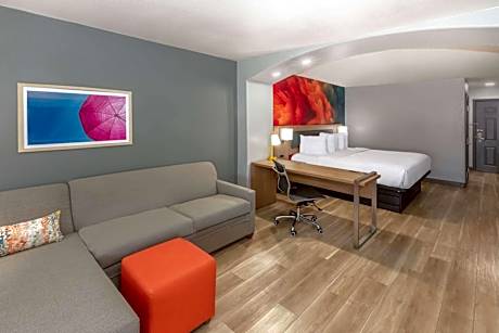 1 King Bed, Deluxe Mobility Accessible Room, Bathtub w/ Grab Bars, Non-Smoking