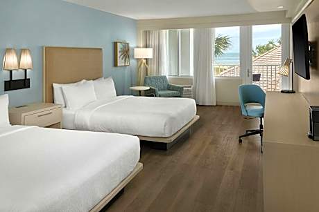 Queen Room with Two Queen Beds and Ocean View - Hearing Accessible