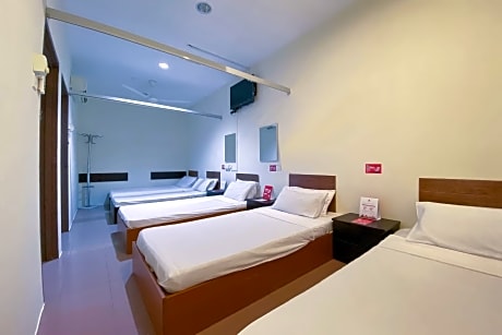 Bed in Female Dorm Room