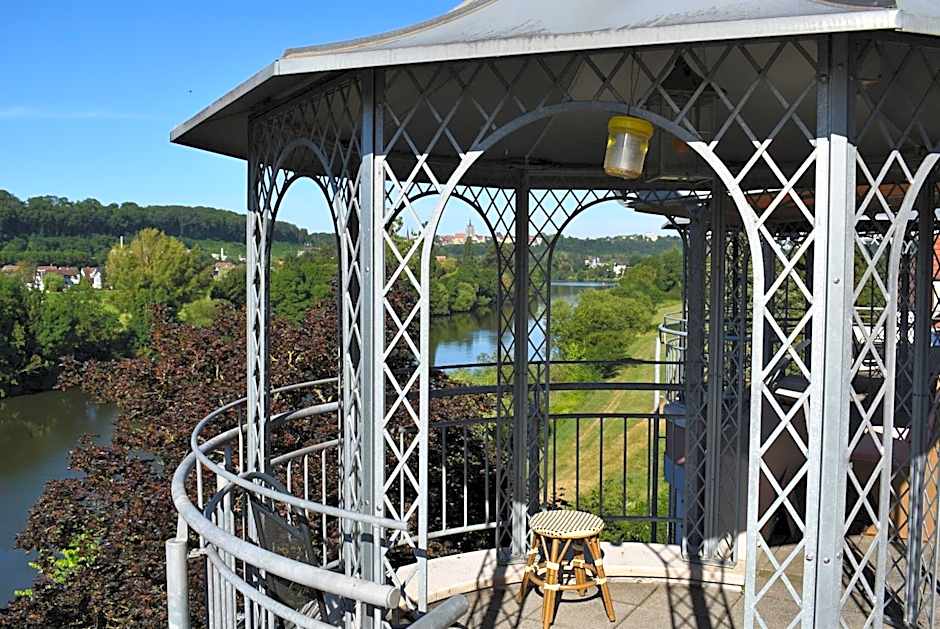 Apartments mit Klimaanlage am Neckarufer, Schöne Aussicht