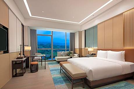 Standard King Room with City and River View