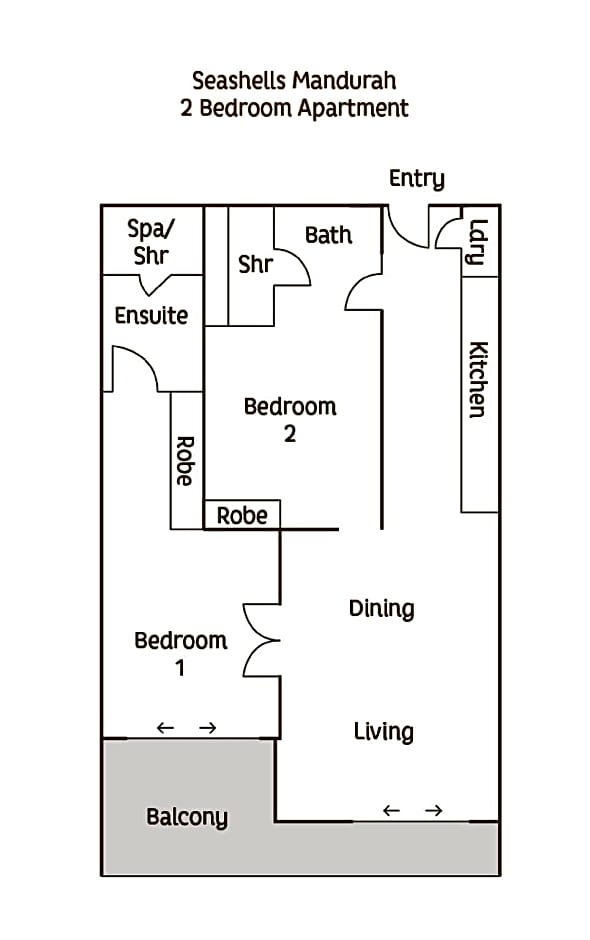 2 Bedroom, Ocean View — 12 fotoğraftan 1. fotoğraf