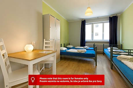 Bed in 4-Bed Female Dormitory Room