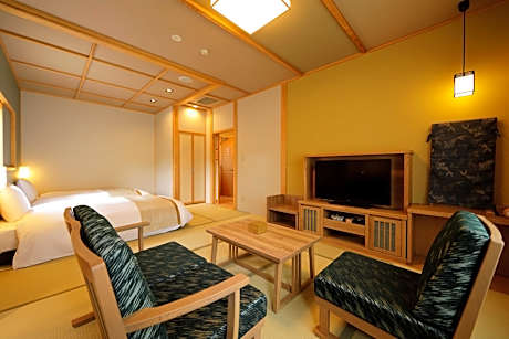 Yunoza 1st Floor Japanese-Western Style Double Room with Hot Spring Bath