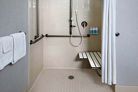 Queen Room with Two Queen Beds and Roll-in Shower - Mobility and Hearing Accessible