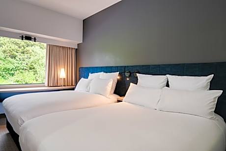 Double Room with Two Double Beds and City View