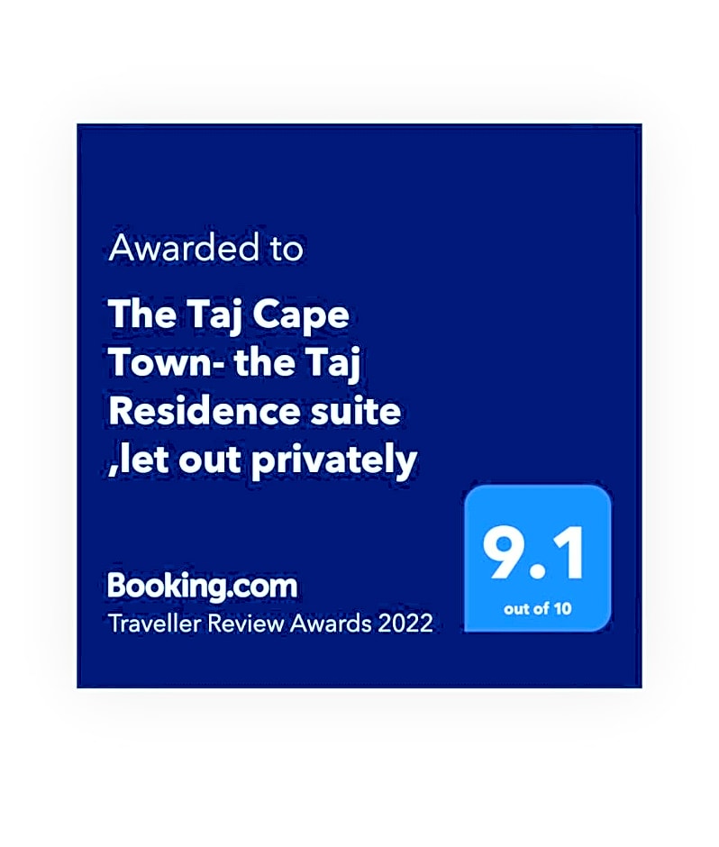 Taj Hotel Cape Town - Taj Residence suite ,let out privately