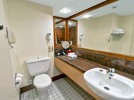 Classic Twin Room with City and Mountain View