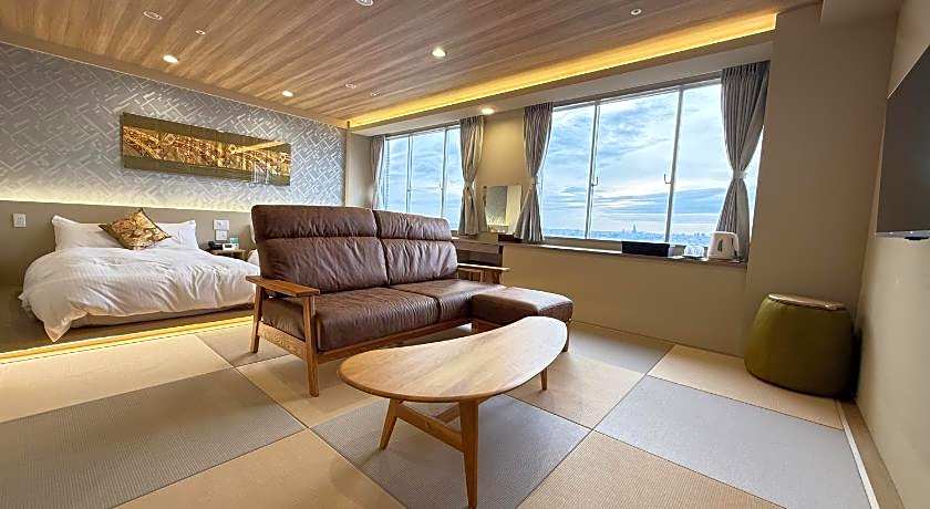 Hotel Seiryu Japanese Spa inn with spectacular view in Osaka