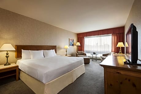 1 King bed with sofa sleeper