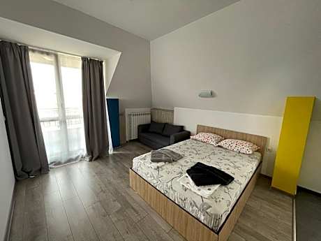 Studio with Balcony