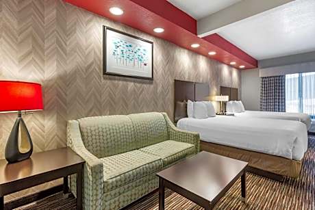 Queen Suite with Two Queen Beds and Sofa Bed