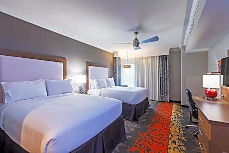 Premium Queen Room with Two Queen Beds and Roll In Shower - Communications Accessible