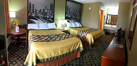 Double Room with Two Double Beds - Smoking