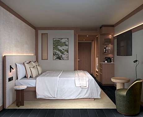 Comfort Room with Balcony and Mountain View