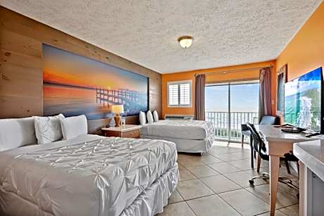 Ocean View Hotel Room with Balcony- 2 Full Beds #24