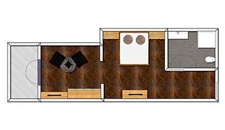 Double or Twin Room above music club