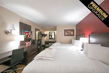 Premium Room with Two Double Beds Smoke Free (Upgraded Bedding & Snack)