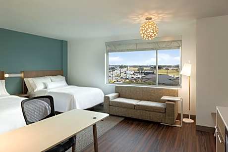 Queen Studio with Two Queen Beds and Sofa Bed